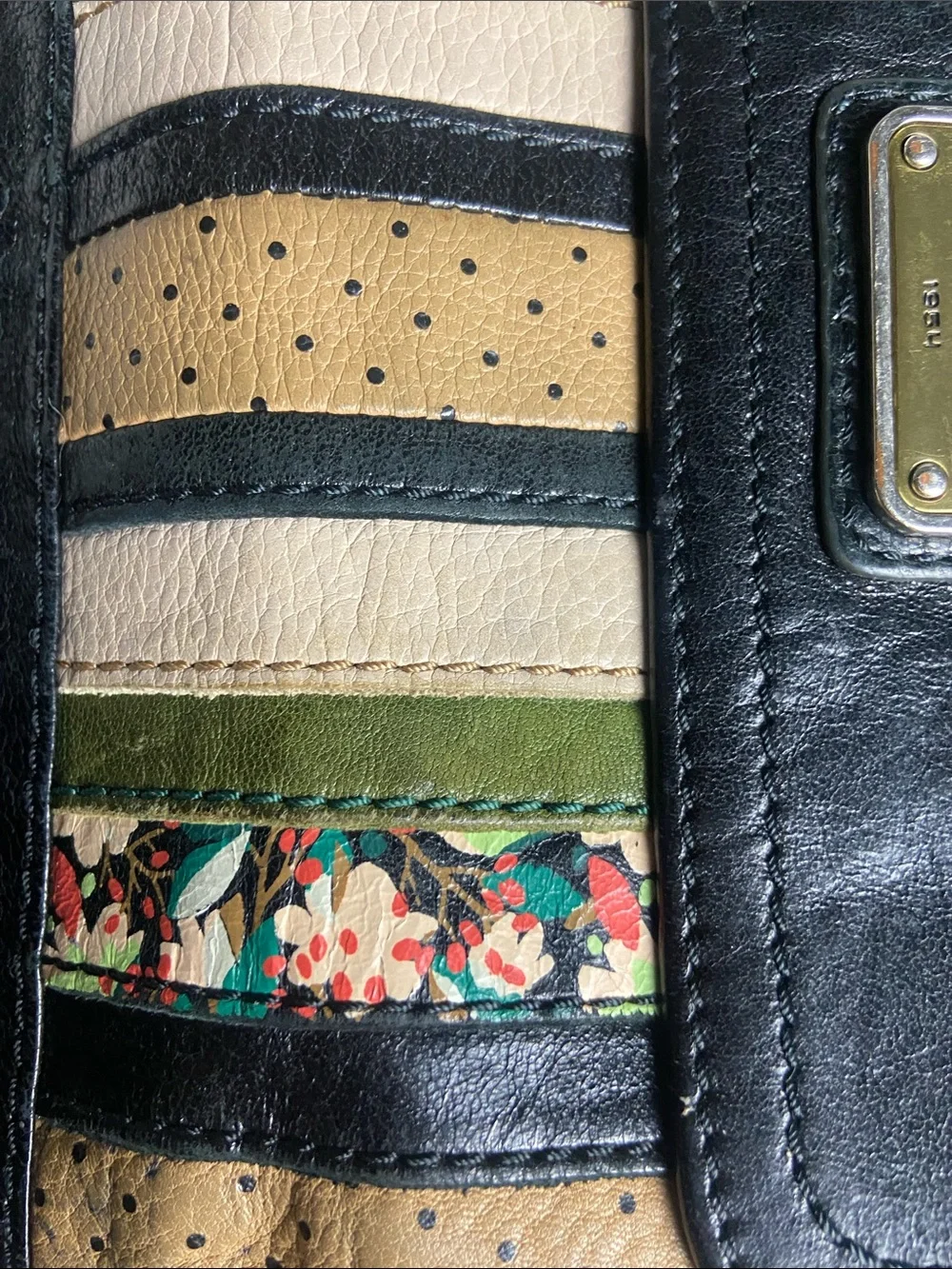 Fossil leather wallet